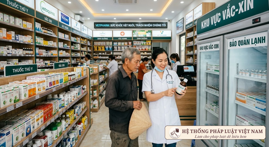 Kinh Doanh Thuốc Thú Y Vi Phạm Điều Kiện Từ 01/8/2026 Phạt Đến Bao Nhiêu Tiền? Mức Phạt Mới Nhất Cơ Sở Cần Biết!
