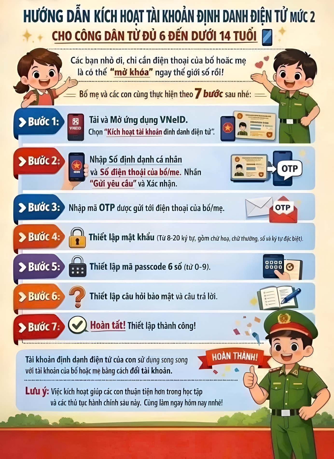 Rà soát cấp bách dữ liệu trẻ em: Xã, phường phải hoàn thiện số định danh cá nhân trước mốc 30/9
