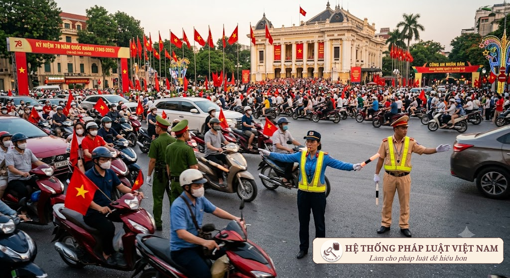Siết chặt an ninh dịp nghỉ lễ 02/9: Lực lượng Công an ra quân quyết liệt ra sao để bảo vệ Nhân dân?
