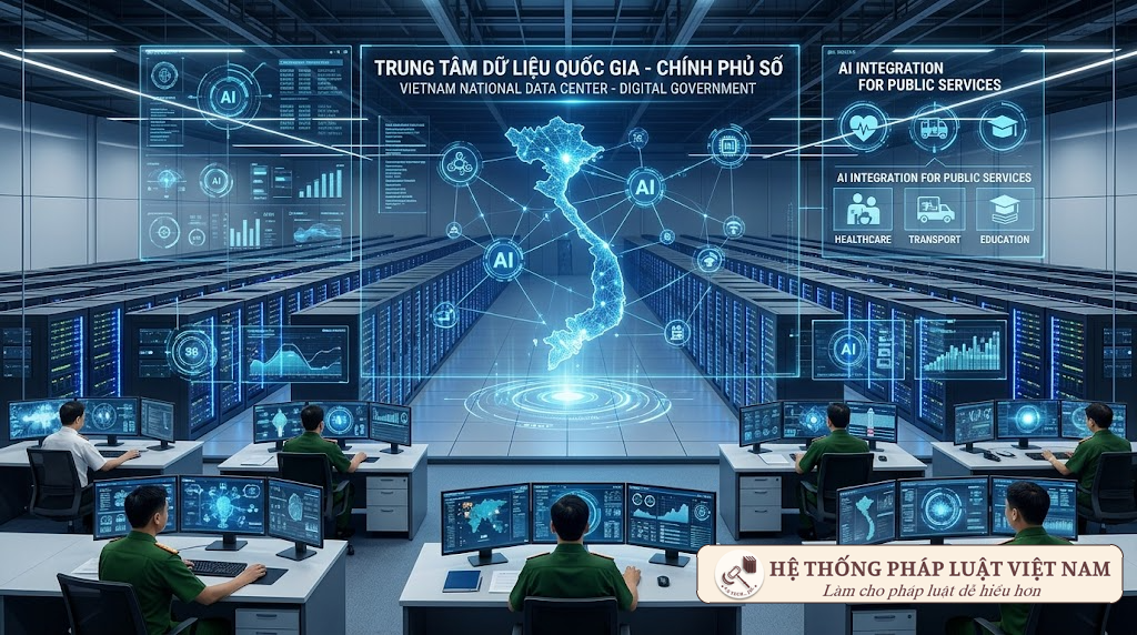 Trung tâm dữ liệu điều hành và trí tuệ nhân tạo công vụ