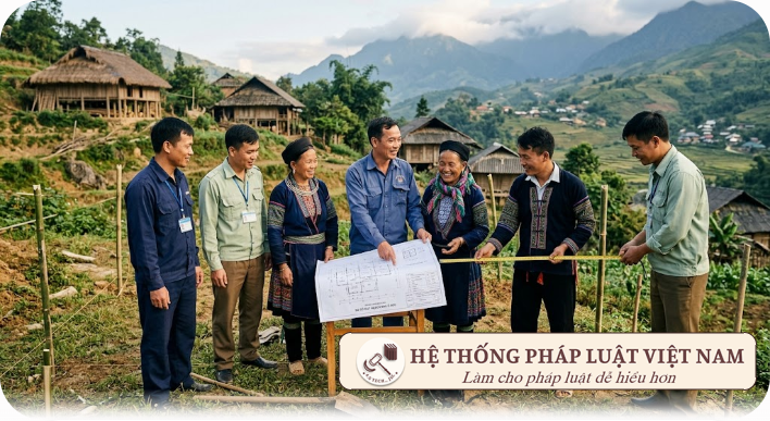 Khảo sát mặt bằng đất ở và lập kế hoạch xây nhà cho bà con vùng cao