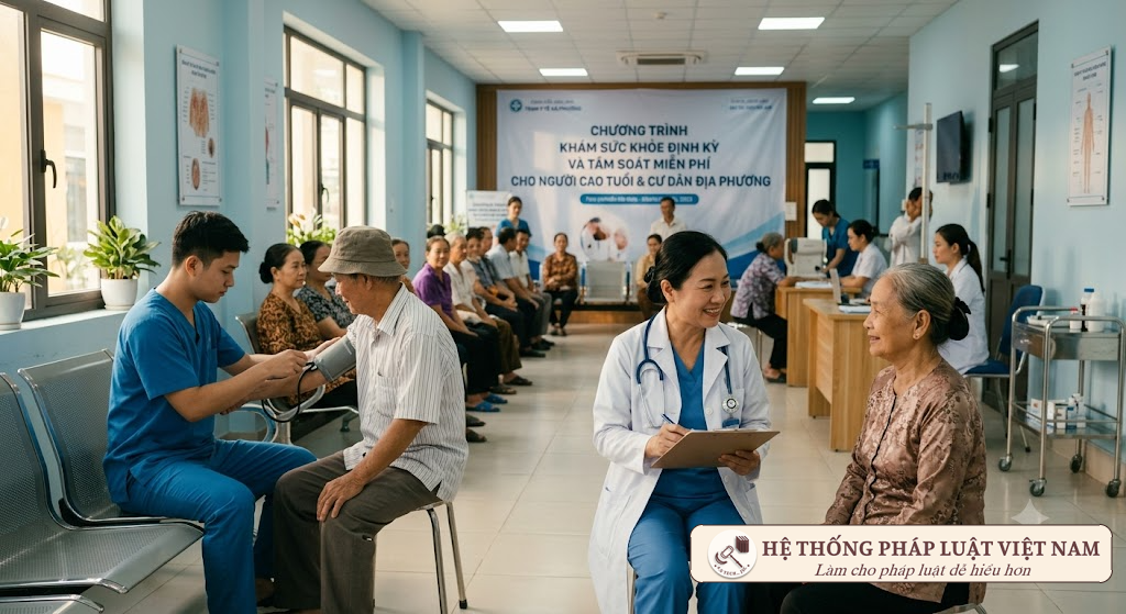 Kinh phí khám sức khỏe định kỳ, sàng lọc miễn phí cho người dân do ngân sách nào chi trả?
