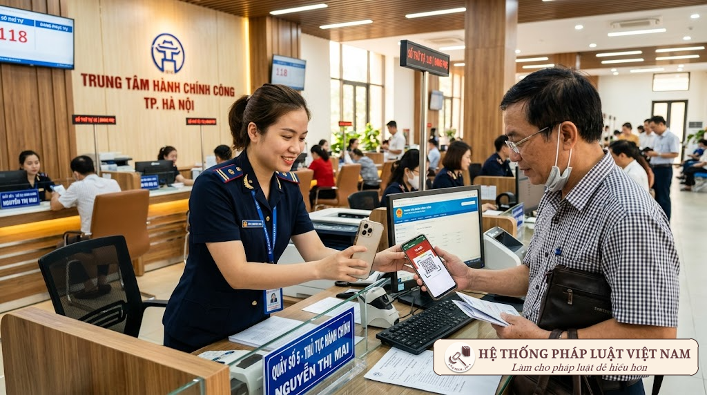 Hướng dẫn nộp thủ tục hành chính qua VNeID