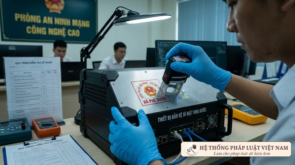 Kiểm tra an ninh thiết bị bảo vệ bí mật nhà nước
