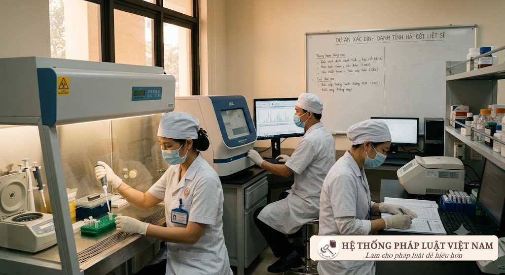 Ứng dụng khoa học giám định ADN xác định danh tính hài cốt liệt sĩ