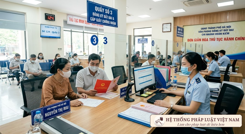 Thực hiện cải cách và hiện đại hóa thủ tục hành chính đất đai tại bộ phận một cửa