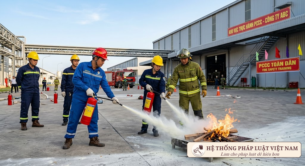 Người Kiêm Nhiệm Nhiều Nhiệm Vụ PCCC Phải Huấn Luyện Tối Thiểu 24 Giờ: Quy Định Mới Áp Dụng Từ Ngày 15/9/2026
