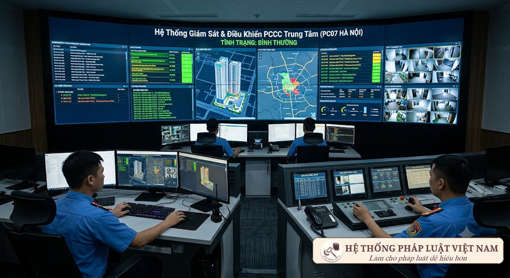 Hệ thống cơ sở dữ liệu PCCC và truyền tin báo cháy tự động