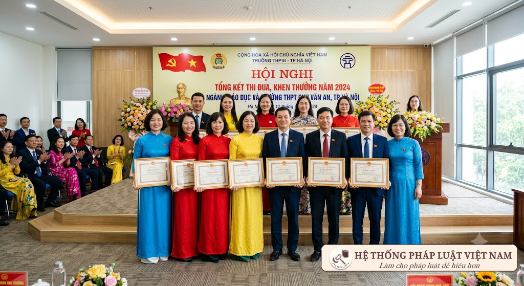Hội nghị tổng kết phong trào thi đua và trao thưởng