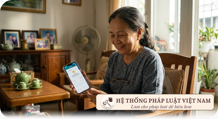 Người hưởng lương hưu chưa lập tài khoản VNeID từ 28/9/2026 có bị ngưng chi trả tiền trợ cấp hay không?
