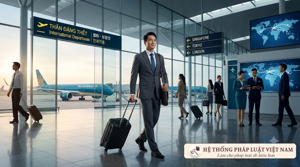 Doanh nhân Việt Nam sử dụng thẻ ABTC tại sân bay Doanh nhân Việt Nam sử dụng thẻ ABTC tại sân bay
