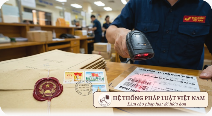 Quản lý và kiểm soát tài liệu bưu gửi KT1 bí mật nhà nước