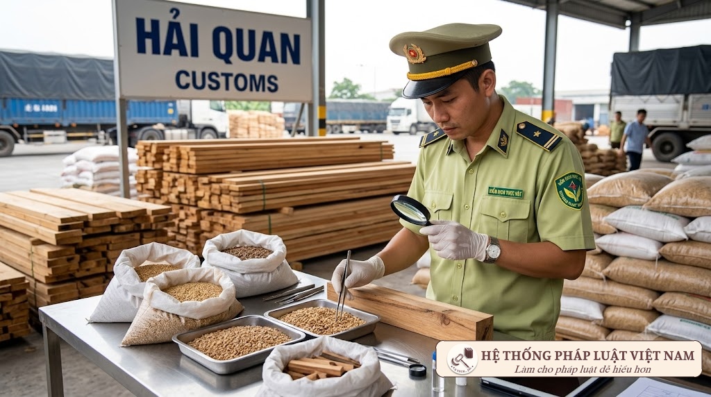 Kiểm tra mẫu kiểm dịch thực vật nhập khẩu