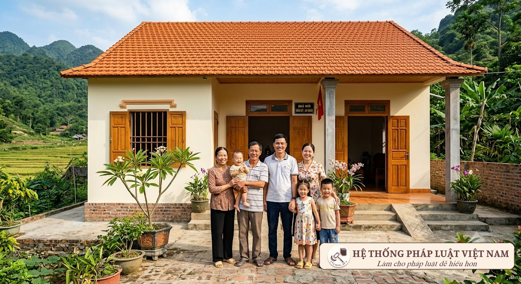 Điểm dân cư mới an toàn, kiên cố vùng nông thôn, miền núi