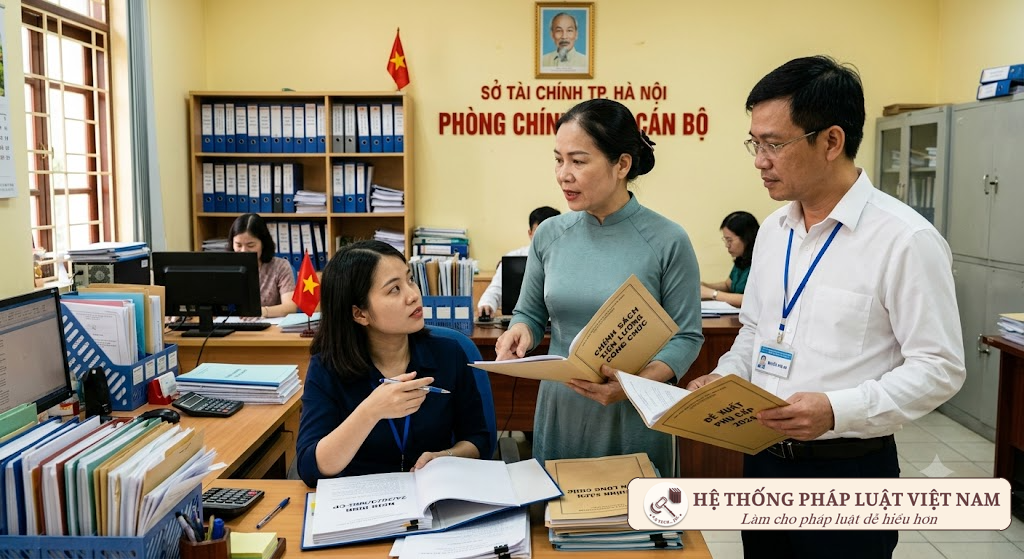 Cán bộ công chức làm việc chuyên nghiệp