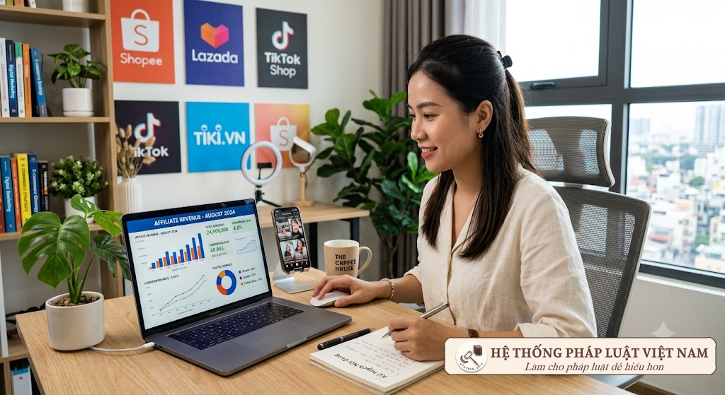 Cá nhân làm tiếp thị liên kết trên sàn TMĐT áp dụng thuế suất thuế TNCN 5%
