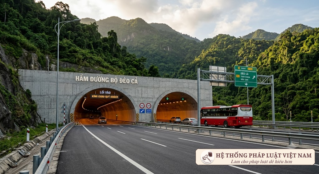 Hầm đường bộ và kết cấu hạ tầng giao thông
