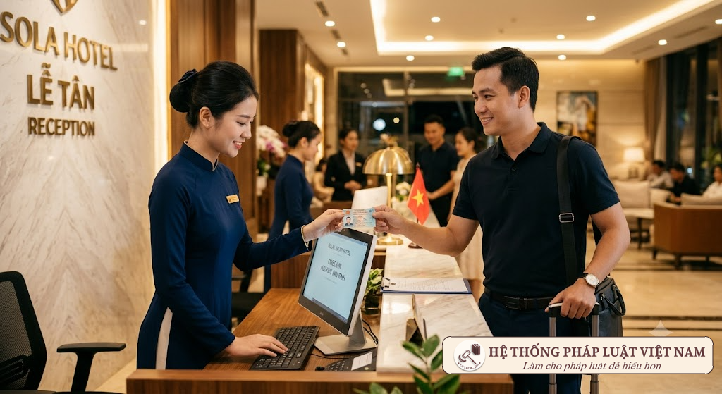 Quên mang giấy tờ tùy thân có được thuê phòng khách sạn không? Cập nhật quy định mới tại Nghị định 392/2026/NĐ-CP
