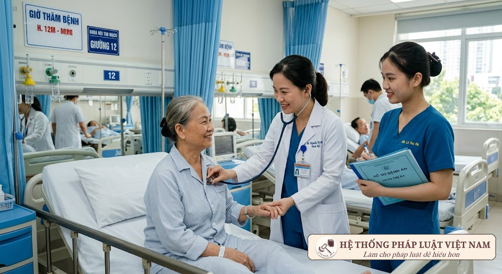 Đội ngũ y bác sĩ thực hiện công tác chuyên môn tại cơ sở y tế công lập