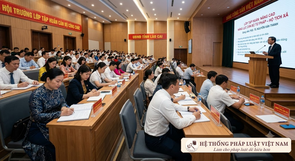 
            Chuyên viên tư pháp cấp xã học bao nhiêu tiết mới được cấp chứng chỉ bồi dưỡng theo Quyết định 2218/QĐ-BTP?
      