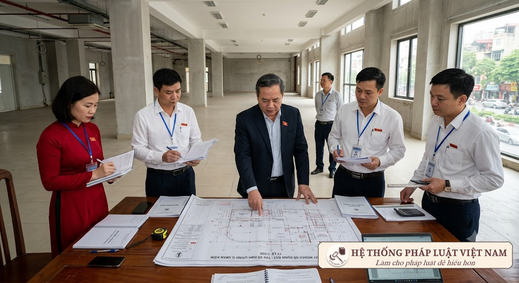 Thanh tra rà soát kiểm tra thực tế trụ sở công