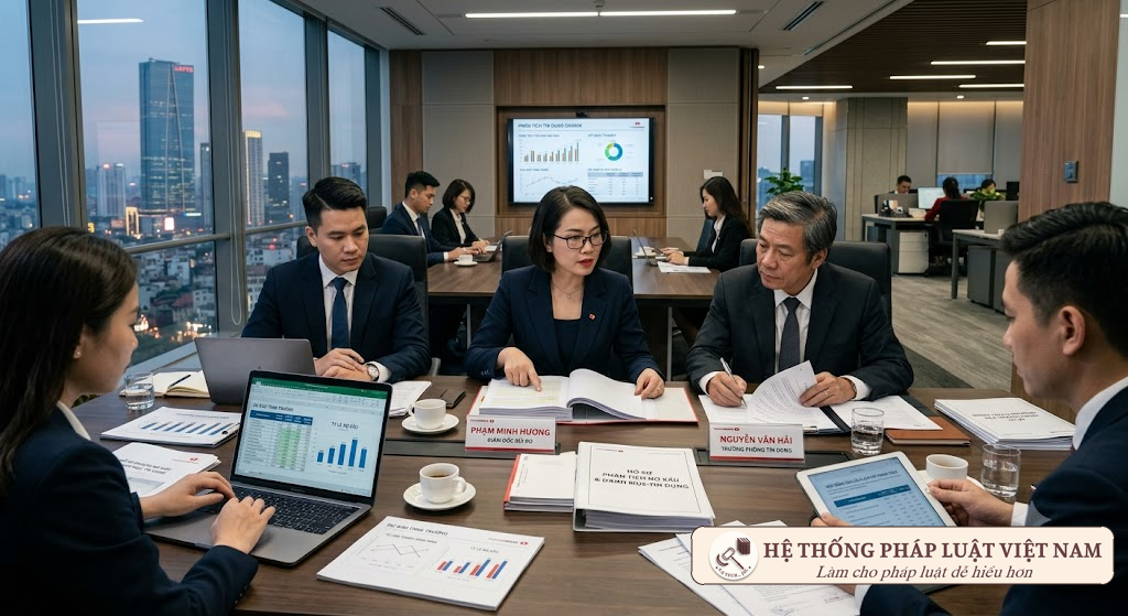 Hội đồng thẩm định ngân hàng rà soát hồ sơ mua bán nợ theo quy định mới