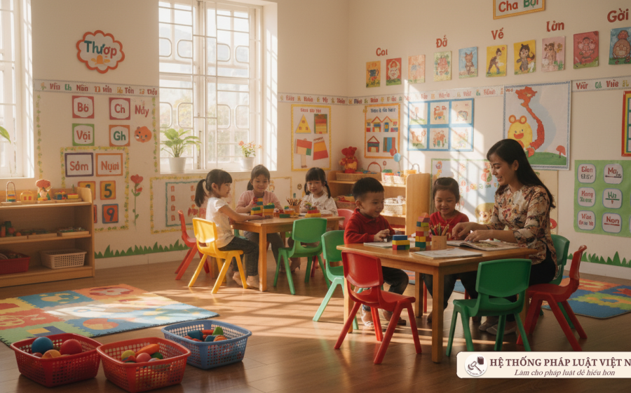 Tiêu chuẩn mới nhất về phổ cập giáo dục mầm non cho trẻ 5 tuổi: Những thay đổi quan trọng từ tháng 11/2013