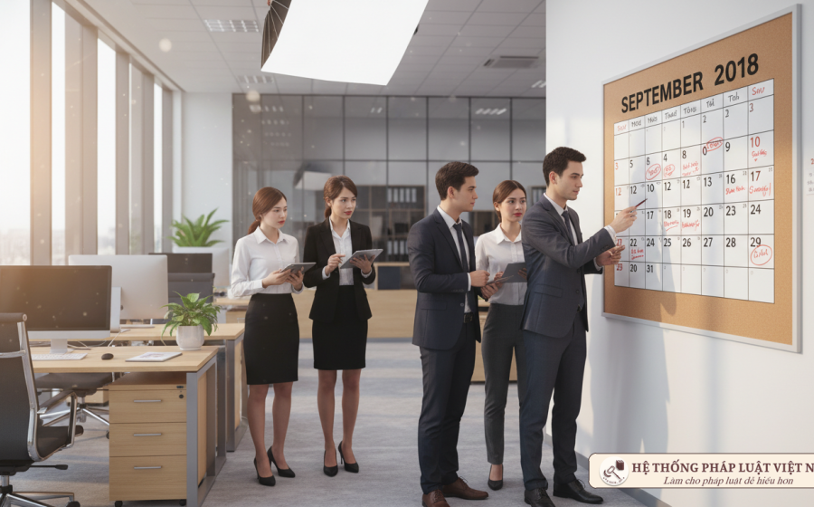 Doanh nghiệp cần lưu ý gì trong tháng 9/2018 để tránh rủi ro pháp lý?