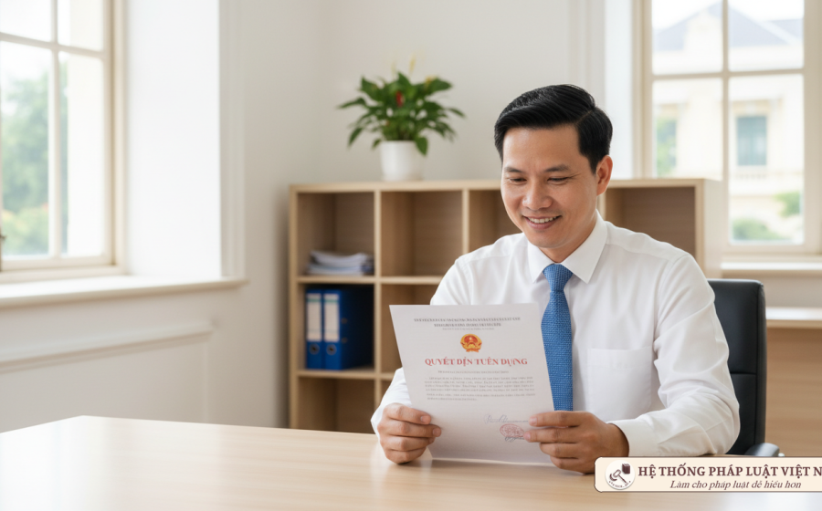 Công chức nào vừa trúng tuyển đã được hưởng ngay lương bậc 2 từ tháng 8/2021?