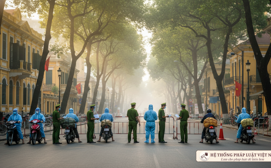 Hà Nội siết chặt kiểm soát: Giấy đi đường phải có xác nhận của UBND phường từ ngày 23/8/2021