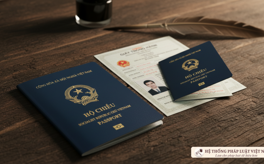 Cận cảnh các mẫu Giấy thông hành và Hộ chiếu gắn chip mới theo quy định của Bộ Công an từ 14/8/2021