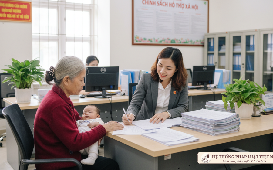 Hướng dẫn chi tiết thủ tục nhận trợ cấp xã hội hàng tháng theo quy định mới nhất áp dụng từ 01/7/2021