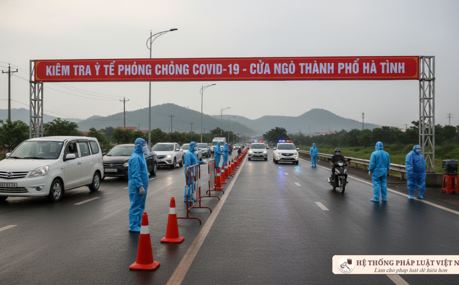 KHẨN: Toàn TP. Hà Tĩnh chính thức giãn cách xã hội theo Chỉ thị 16 từ 12h trưa nay (08/6/2021)