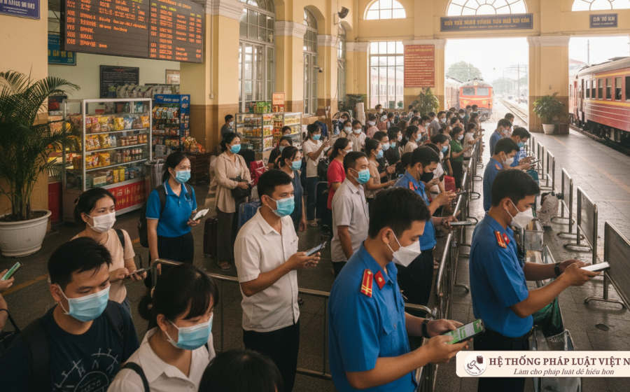 Đi tàu hỏa thời 'bình thường mới': Chỉ cần ứng dụng PC-COVID để khai báo y tế từ 31/10/2021