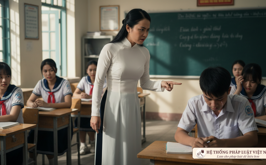 Xúc phạm danh dự học sinh: Coi chừng bị phạt đến 5 triệu đồng và phải xin lỗi công khai từ 10/3/2021