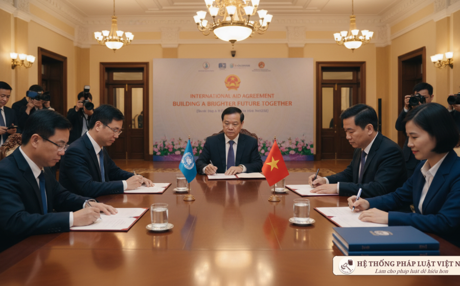 Ký kết viện trợ quốc tế tại Việt Nam