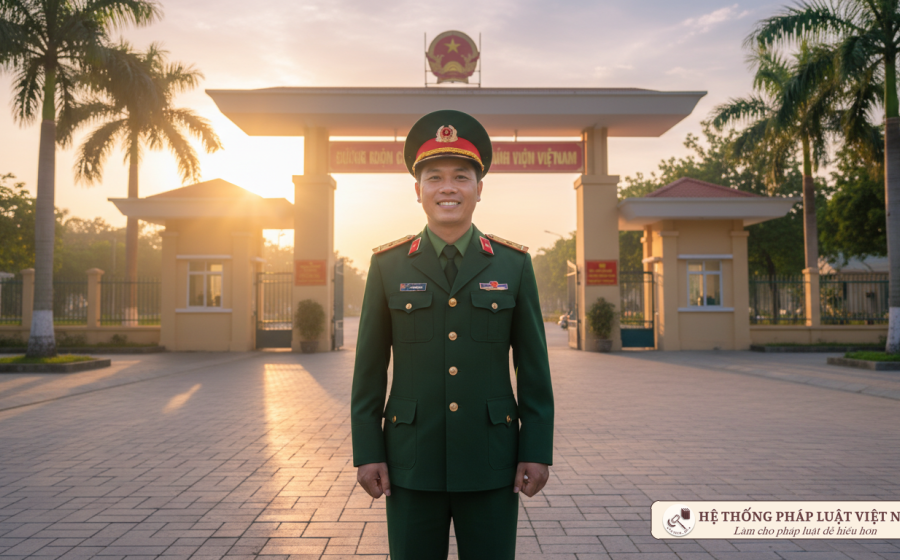 Sĩ quan, quân nhân chuyên nghiệp nghỉ "tranh thủ" thế nào từ 01/7/2025?