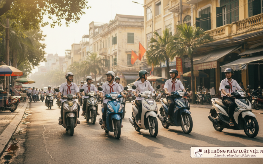 Siết chặt quản lý học sinh đi xe máy dưới 50cc: Hạn chót hoàn thành kế hoạch trước 31/12/2025