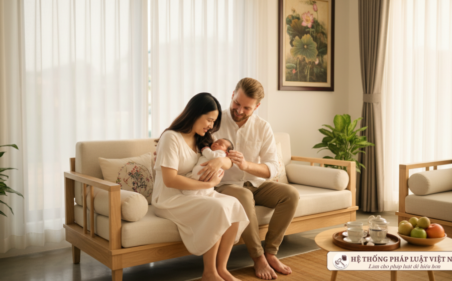 Con của công dân Việt Nam và người nước ngoài mang quốc tịch gì từ 01/7/2025?