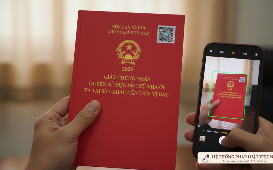Quét mã QR biết ngay Sổ đỏ thật hay giả: Tuyệt chiêu mới từ 01/01/2025
