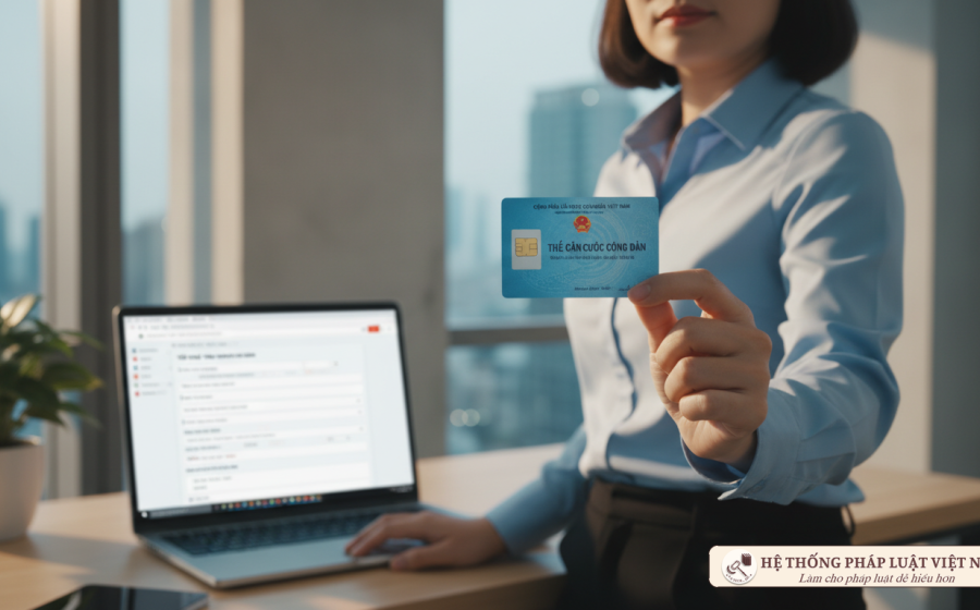 Sử dụng căn cước công dân thay thế mã số thuế cá nhân từ năm 2025
