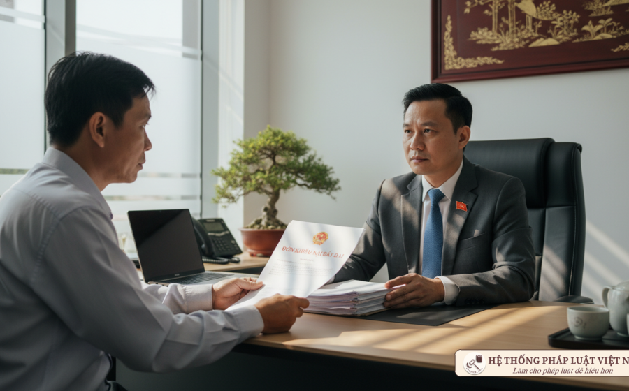 Cán bộ tiếp nhận phản ánh thu hồi đất sai luật