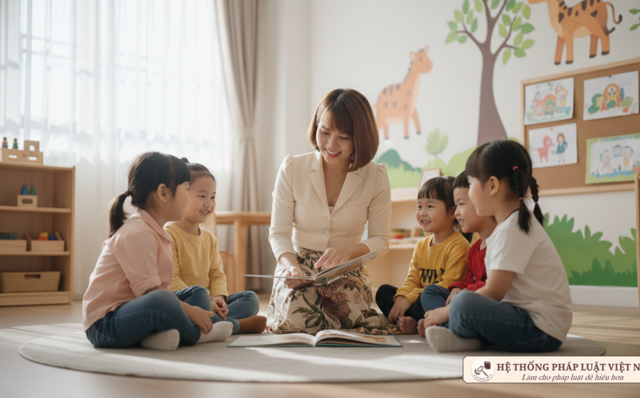 Hiệu trưởng mầm non phải trực tiếp đứng lớp: Quy định mới từ 04/3/2026