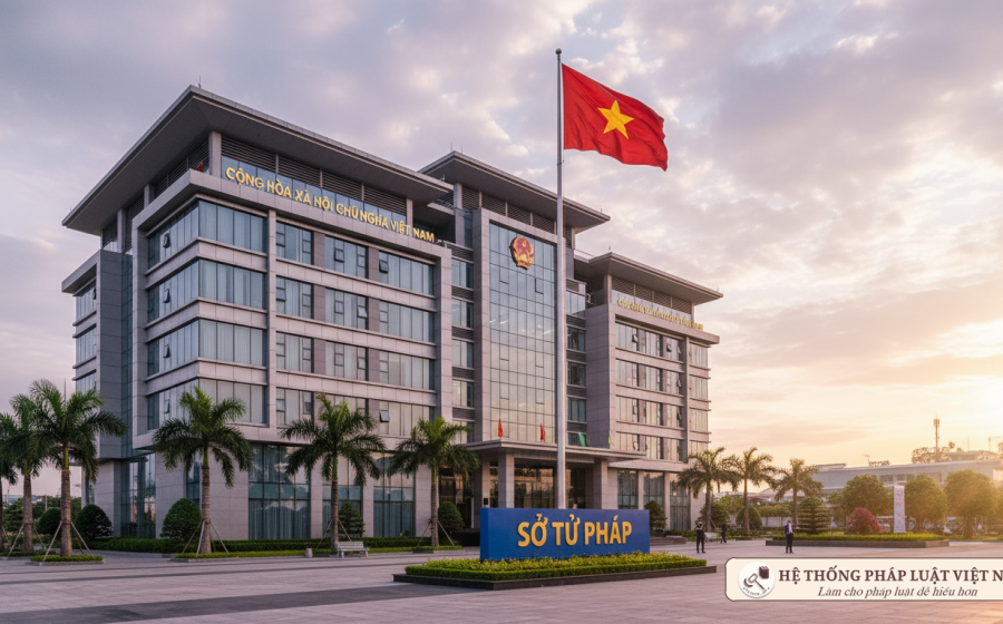 Trụ sở Sở Tư pháp hiện đại tại Việt Nam
