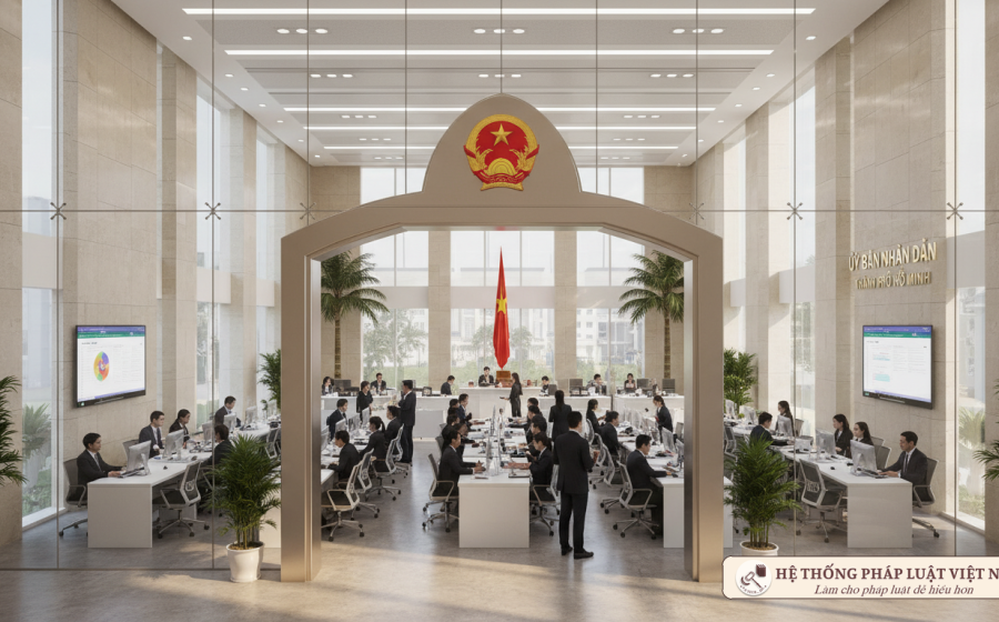 Cơ cấu bộ máy cấp huyện thay đổi thế nào từ 01/3/2025 theo Nghị định 45/2025/NĐ-CP?