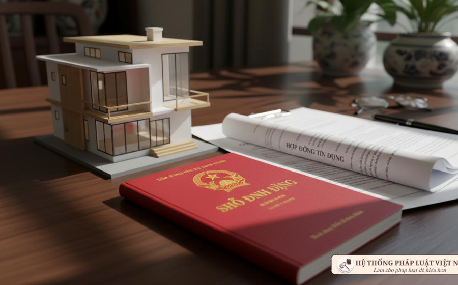Thế chấp Sổ đỏ có mất luôn cả nhà? Những rủi ro pháp lý ít người ngờ tới