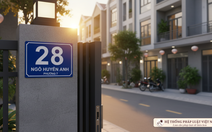 Cấp số nhà 2025: Hướng dẫn chi tiết thủ tục, hồ sơ và mức phí mới nhất theo Thông tư 08/2024/TT-BXD