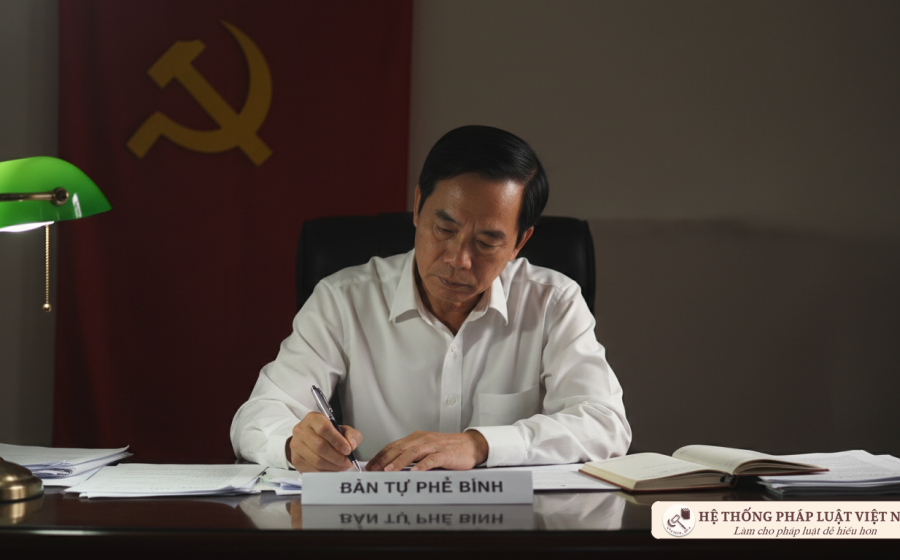 Đảng viên sinh con thứ 3: Hướng dẫn viết Bản kiểm điểm và Giải trình chuẩn Quy định 69-QĐ/TW