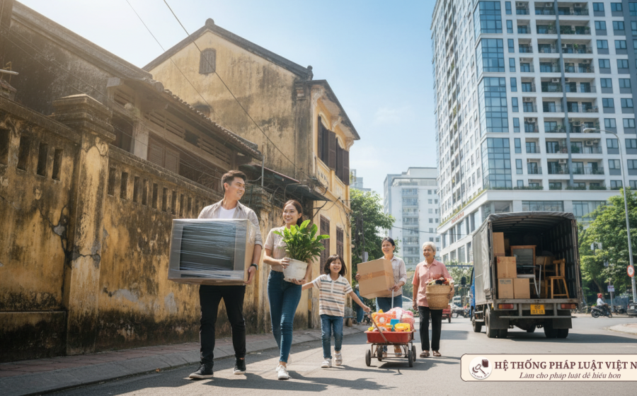 Hà Nội công bố mức bồi thường di chuyển chỗ ở mới nhất năm 2026: Tối đa 15 triệu đồng/người