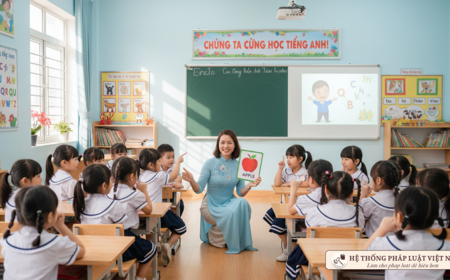 Học sinh tiểu học có được học thêm tiếng Anh? Giải mã "nút thắt" pháp lý tại Thông tư 19/2026/TT-BGDĐT